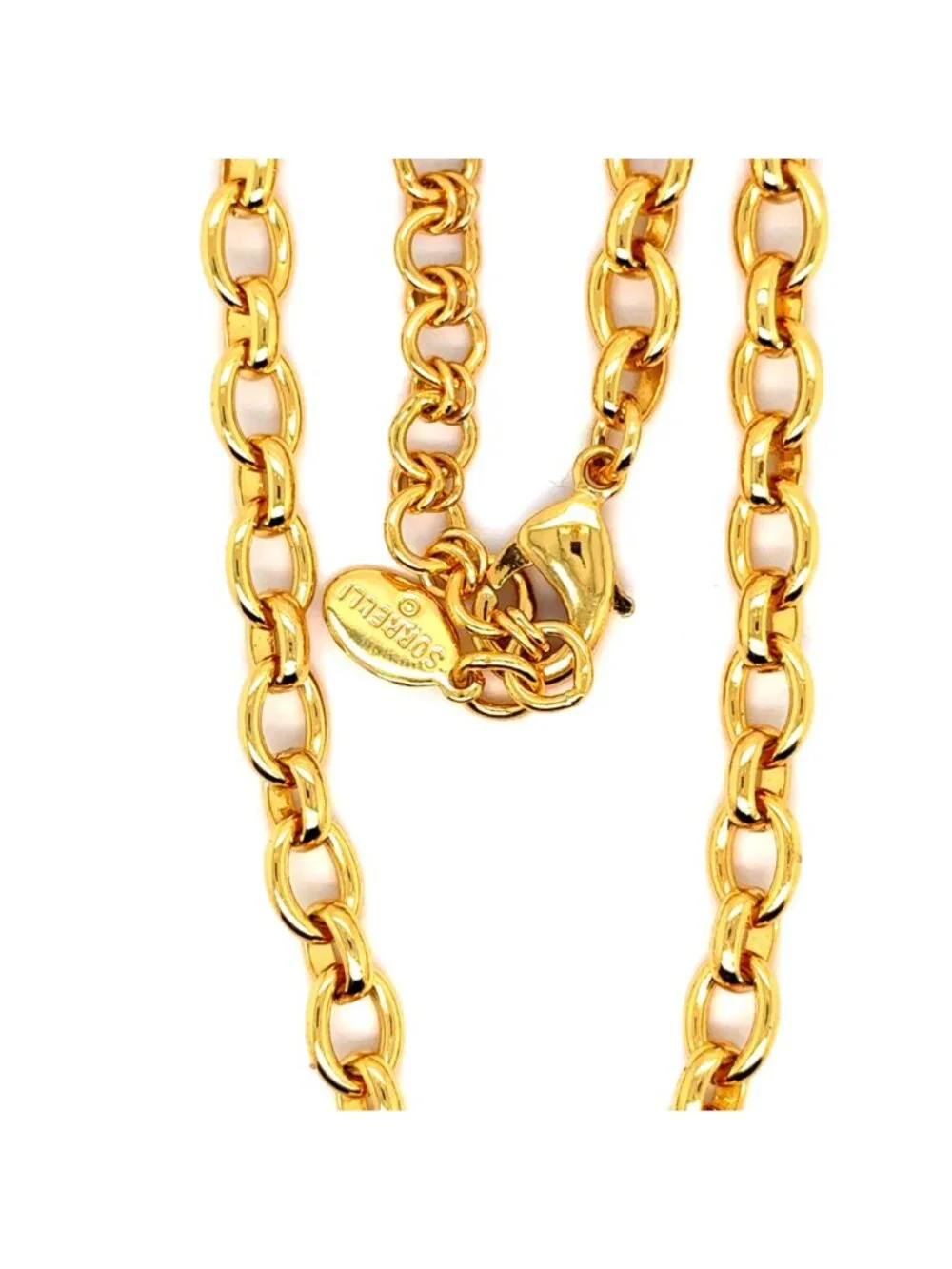 Sorrelli Chunky Rolo Link Chain Necklace‎